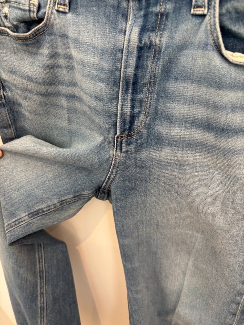 Paige Anessa Petite Wide Leg Jean - 27 - Picture 5 of 10